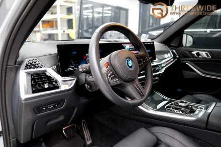 BMW X5, 사틴 그레이 & 실내 카본 전체 랩핑 시공 했어요! / 성남시 수정구 시흥동