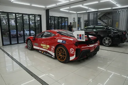 <분당/강남 랩핑 PPF 전문> 페라리488 gtb 옵션 대신 카본 블랙 패키지로 대변신 했어요!! / 성남,판교,분당.강남