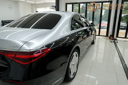 마이바흐 S580, 벤츠 투톤 컬러가 고민 중이라면! (#듀오톤랩핑 #코치라인 #매뉴팩처 #분당 #판교) / 성남시 수정구 시흥동