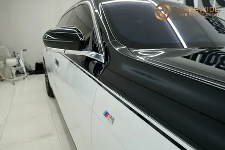 분당 BMW i7, 상단 투톤 고광택 투톤 랩핑 시공기 (#전체 #부분 #마이바흐룩 #판교 #코치라인) / 성남시 수정구 시흥동