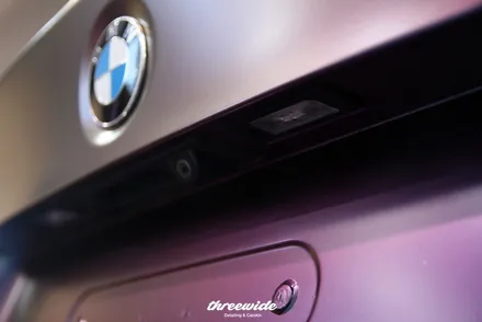 수원랩핑 쓰리와이드의 bmw 420d 카멜레온 전체랩핑 (satin lightingridge) / 성남시 수정구 시흥동