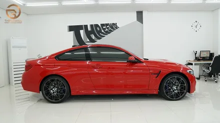 (분당 랩핑 ppf) bmw m4 전체 보호필름 시공과 윈드실드 그리고 후퍼옵틱 세라믹 틴팅 / 성남시 수정구 시흥동