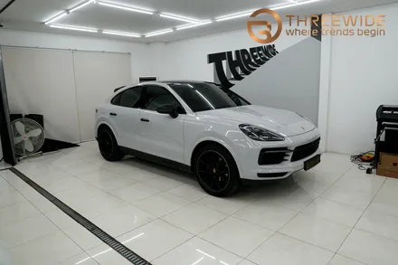 포르쉐 카이엔쿠페 이노즈텍 어반밤부 전체랩핑 / 성남,판교,분당.강남