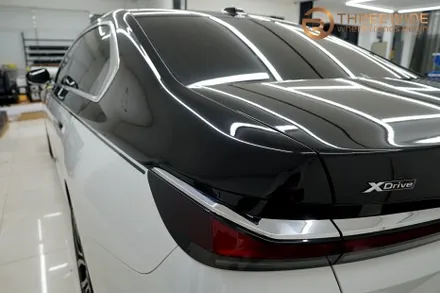 분당 BMW i7, 상단 투톤 고광택 투톤 랩핑 시공기 (#전체 #부분 #마이바흐룩 #판교 #코치라인) / 성남시 수정구 시흥동