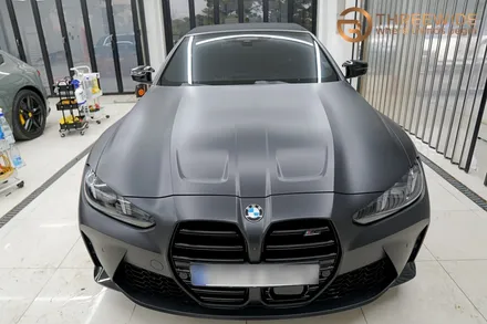 BMW M4, 프리미엄 무광 블랙 PPF 시공으로 간편하게! (#PPF #외부 #사틴 #실내PPF #분당 #판교) / 성남시 수정구 시흥동