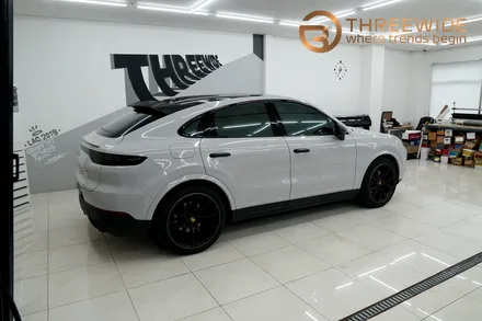 포르쉐 카이엔쿠페 이노즈텍 어반밤부 전체랩핑 / 성남,판교,분당.강남