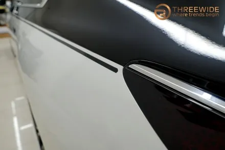 분당 BMW i7, 상단 투톤 고광택 투톤 랩핑 시공기 (#전체 #부분 #마이바흐룩 #판교 #코치라인) / 성남시 수정구 시흥동