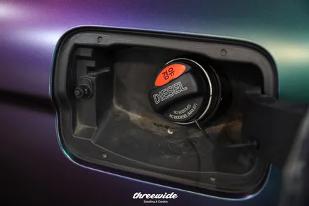 수원랩핑 쓰리와이드의 bmw 420d 카멜레온 전체랩핑 (satin lightingridge) / 성남시 수정구 시흥동