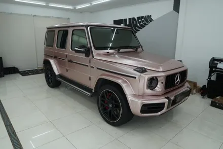 벤츠 G400D & G63AMG 도색같은 고광도 메탈릭실버로 전체랩핑 / 성남,판교,분당.강남