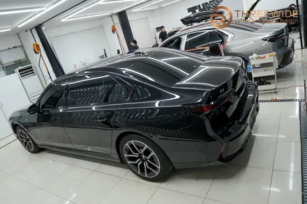 BMW i7, 럭셔리 대형 세단을 위한 블랙 크롬 딜리트 시공기! (#크롬죽이기 #크롬랩핑 #블랙랩핑 #분당 #판교) / 성남시 수정구 시흥동