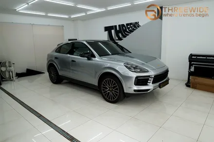 포르쉐 카이엔쿠페 이노즈텍 어반밤부 전체랩핑 / 성남,판교,분당.강남