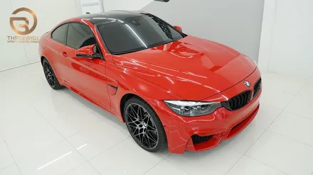 (분당 랩핑 ppf) bmw m4 전체 보호필름 시공과 윈드실드 그리고 후퍼옵틱 세라믹 틴팅 / 성남시 수정구 시흥동