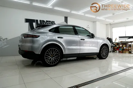 포르쉐 카이엔쿠페 이노즈텍 어반밤부 전체랩핑 / 성남,판교,분당.강남