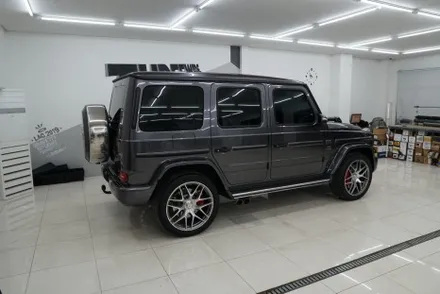 벤츠 G400D & G63AMG 도색같은 고광도 메탈릭실버로 전체랩핑 / 성남,판교,분당.강남