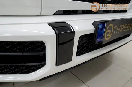 벤츠 G63 AMG, 화이트 컬러에게 가장 필요한 패키지 (#나이트패키지 #라이트필름 #크롬죽이기 #분당랩핑 #판교랩핑) / 성남시 수정구 시흥동