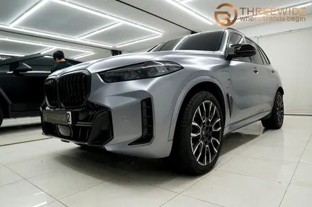 BMW X5, 사틴 그레이 & 실내 카본 전체 랩핑 시공 했어요! / 성남시 수정구 시흥동