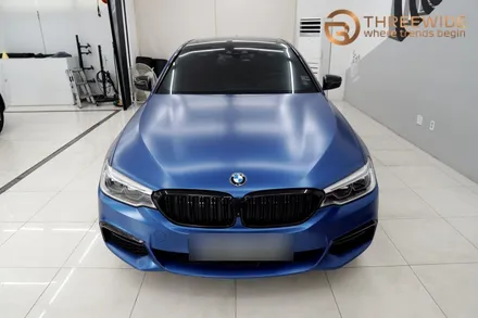 BMW X5 사틴펄 화이트로 순정 도색같이 랩핑했어요 / 성남,판교,분당.강남