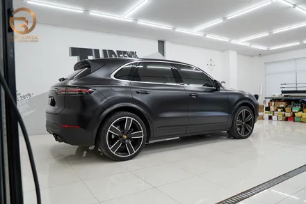 포르쉐 카이엔쿠페 이노즈텍 어반밤부 전체랩핑 / 성남,판교,분당.강남