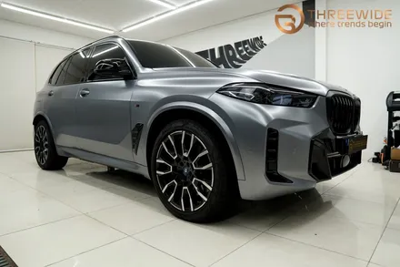 BMW X5, 사틴 그레이 & 실내 카본 전체 랩핑 시공 했어요! / 성남시 수정구 시흥동