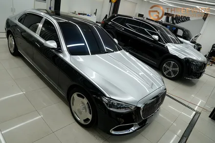 전기차 최상위 포식자, 벤츠 EQS SUV 실버 메탈릭 전체 랩핑 (#투톤랩핑 #실내PPF #분당 #판교) / 성남시 수정구 시흥동
