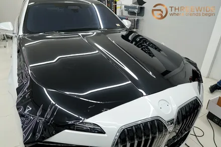 분당 BMW i7, 상단 투톤 고광택 투톤 랩핑 시공기 (#전체 #부분 #마이바흐룩 #판교 #코치라인) / 성남시 수정구 시흥동