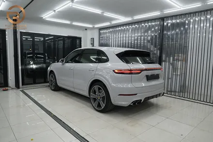 포르쉐 카이엔쿠페 이노즈텍 어반밤부 전체랩핑 / 성남,판교,분당.강남