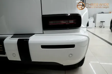 벤츠 G63 AMG, 화이트 컬러에게 가장 필요한 패키지 (#나이트패키지 #라이트필름 #크롬죽이기 #분당랩핑 #판교랩핑) / 성남시 수정구 시흥동