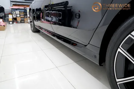분당 BMW 740i, 일반적인 투톤 랩핑에 지친 분들을 위한 시공 (#듀오톤 #크롬죽이기 #크롬딜리트 #판교) / 성남시 수정구 시흥동