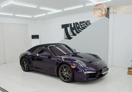 포르쉐 카이엔쿠페 이노즈텍 어반밤부 전체랩핑 / 성남,판교,분당.강남