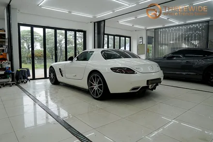 분당 벤츠 SLS, 오래된 PPF 황변이 생겼다면 이런 방법으로!? (#벤츠 #SLS #AMG #PPF제거 #광택 #분당 #판교) / 성남시 수정구 시흥동