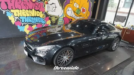 벤츠 AMG GT [사틴블랙 전체랩핑] / 성남시 수정구 시흥동