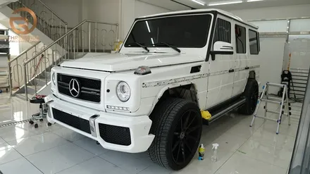 (분당 PPF) 벤츠 G63 AMG 지바겐 사틴 그레이 전체랩핑 / 성남시 수정구 시흥동