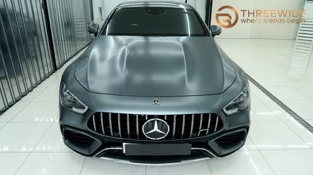 분당 크롬 죽이기 랩핑, 스포티함을 원한다면 이런 시공을 추천드려요! (#벤츠 #amg gt63 #무광카본 #크롬딜리트 #판교) / 성남,판교,분당.강남