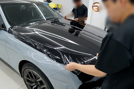 분당 BMW 740i, 투톤 랩핑 정장으로 더욱 세련되게! (#듀오톤랩핑#고광택 #필름 #판교 #코치라인) / 성남시 수정구 시흥동