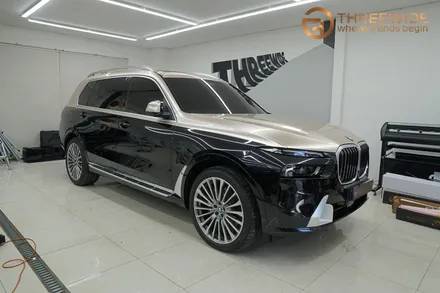 BMW X5, 사틴 그레이 & 실내 카본 전체 랩핑 시공 했어요! / 성남시 수정구 시흥동