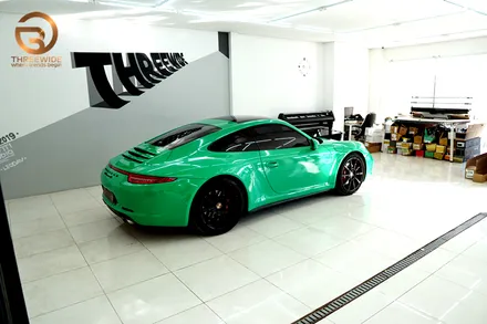 포르쉐 카이엔쿠페 이노즈텍 어반밤부 전체랩핑 / 성남,판교,분당.강남