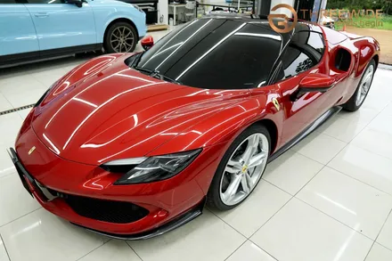 페라리 296 GTS, 다채로운 비주얼을 위한 카본 & 블랙 PPF 시공기 (#외부PPF #내부PPF #카본PPF #블랙PPF #실내가죽코팅 #분당 #판교) / 성남시 수정구 시흥동