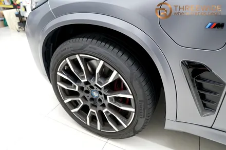 BMW X5, 사틴 그레이 & 실내 카본 전체 랩핑 시공 했어요! / 성남시 수정구 시흥동