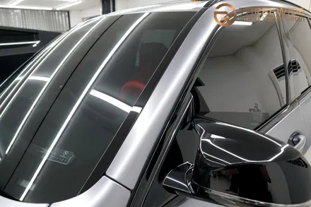 BMW X5, 사틴 그레이 & 실내 카본 전체 랩핑 시공 했어요! / 성남시 수정구 시흥동