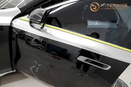 BMW i7, 실버 & 블랙 투톤 랩핑을 찾는 이유 (#분당 #판교 #코치라인) / 성남시 수정구 시흥동