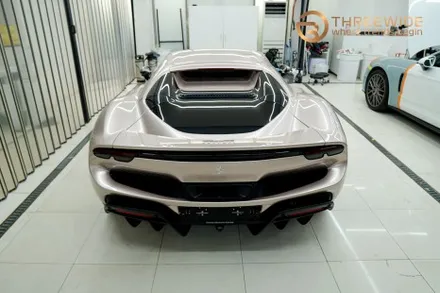 페라리 296 GTS, 분당 슈퍼카 전문 센터 I 전체 PPF & 하이글로시 블랙 루프 & 카본 PPF (#분당 #판교 #FMK #컴퓨터재단 #시스템커팅) / 성남시 수정구 시흥동