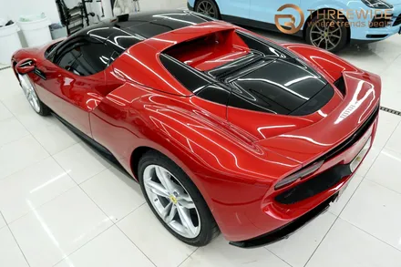 페라리 296 GTS, 다채로운 비주얼을 위한 카본 & 블랙 PPF 시공기 (#외부PPF #내부PPF #카본PPF #블랙PPF #실내가죽코팅 #분당 #판교) / 성남시 수정구 시흥동