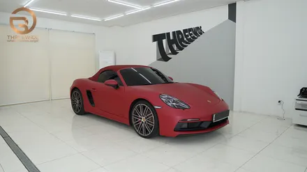 포르쉐 카이엔쿠페 이노즈텍 어반밤부 전체랩핑 / 성남,판교,분당.강남