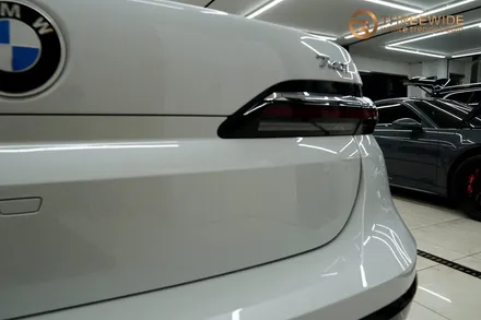 BMW 740i 화이트 바디에 브라운 시트 출고후 내외장 전체PPF 시공완료 (7시리즈, i7, 분당랩핑, 강남ppf, bmw ppf 전문) / 성남시 수정구 시흥동