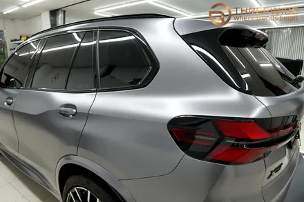 BMW X5, 사틴 그레이 & 실내 카본 전체 랩핑 시공 했어요! / 성남시 수정구 시흥동