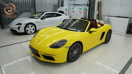 포르쉐 카이엔쿠페 이노즈텍 어반밤부 전체랩핑 / 성남,판교,분당.강남