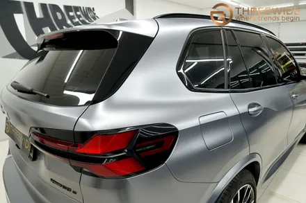 BMW X5, 사틴 그레이 & 실내 카본 전체 랩핑 시공 했어요! / 성남시 수정구 시흥동