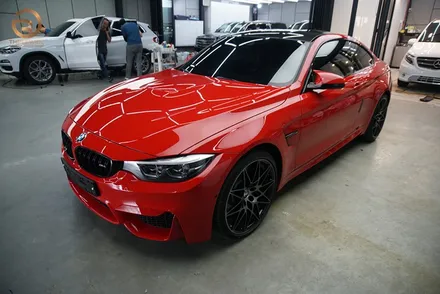 (분당 랩핑 ppf) bmw m4 전체 보호필름 시공과 윈드실드 그리고 후퍼옵틱 세라믹 틴팅 / 성남시 수정구 시흥동