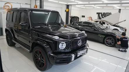 (분당 랩핑 PPF) 신형 G63 AMG 타이어커버 랩핑과 생활보호필름 시공 / 성남시 수정구 시흥동