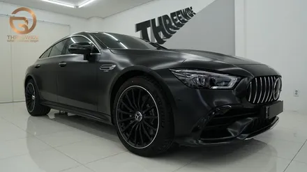 (분당 ppf) 벤츠 amg gt4door 사틴블랙 랩핑 / 성남시 수정구 시흥동